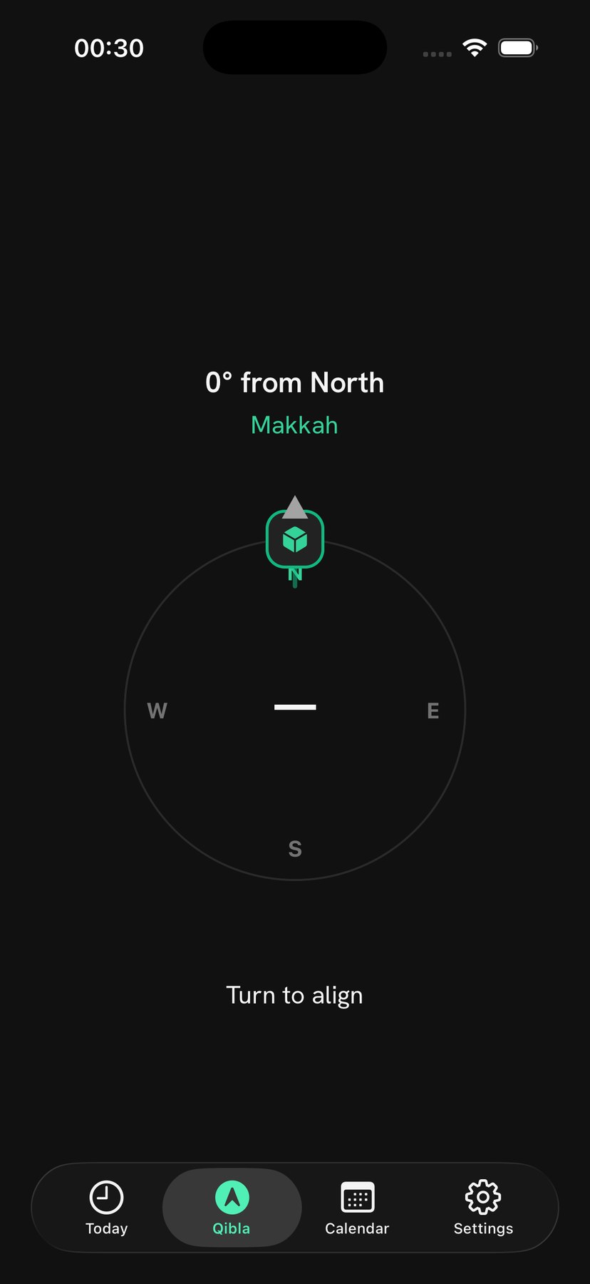 Mishkat Qibla compass