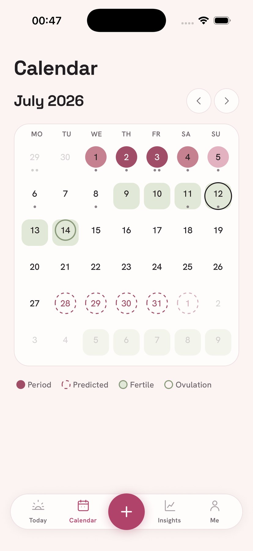 Vellum calendar